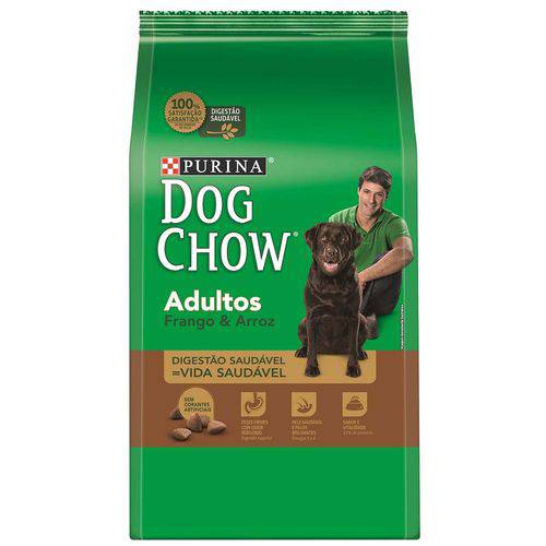 Ração Dog Chow para Cães Adultos Sabor Frango e Arroz - 15kg