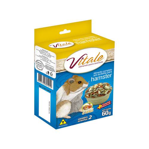 Ração em Tortinha Vitale para Hamster Sabor Ovos e Mel 60g