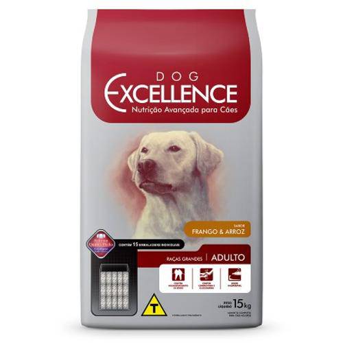 Ração Excellence Raças Grandes Frango/Arroz Filhotes Dog Excellence - 15 Kg