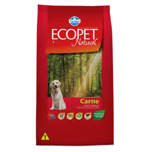 Ração Farmina Ecopet Natural Carne para Cães Adultos - 15Kg 15kg