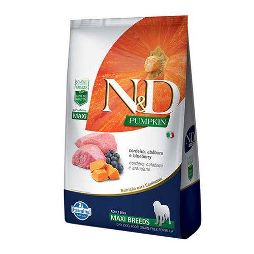 Ração Farmina N&D Pumpkin Cordeiro para Cães Adultos de Raças Grandes - 10,1 Kg