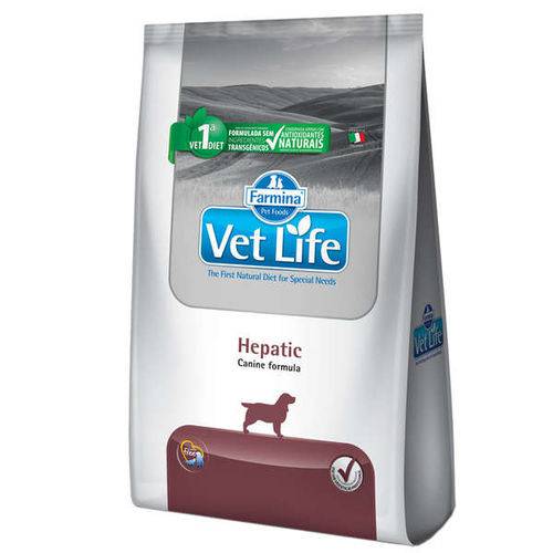 Ração Farmina Vet Life Natural Hepatic para Cães com Insuficiência Hepática - 2 Kg