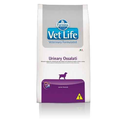 Ração Farmina Vet Life Natural Urinary Ossalati para Cães Adultos 2kg