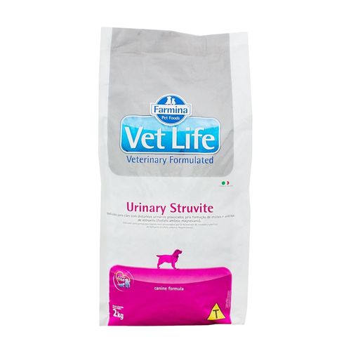 Ração Farmina Vet Life Natural Urinary Struvite para Cães Adultos 2kg