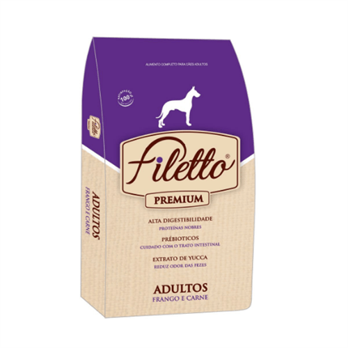 Ração Filetto Cães Adultos Frango e Carne RG 15kg
