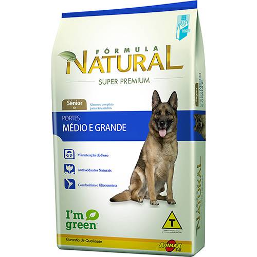 Ração Fómula Natural Super Premium para Cão Sênior Mix 20kg