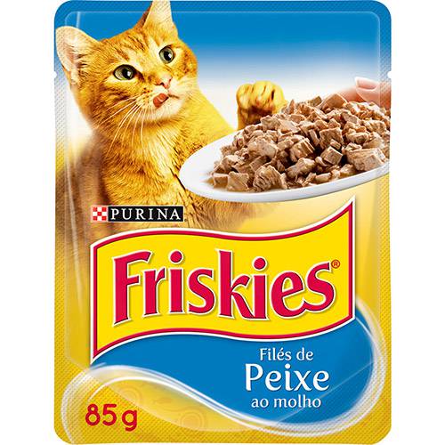 Ração Friskies Grvysnst Peixe ao Molho 0,085Kg - Nestlé Purina