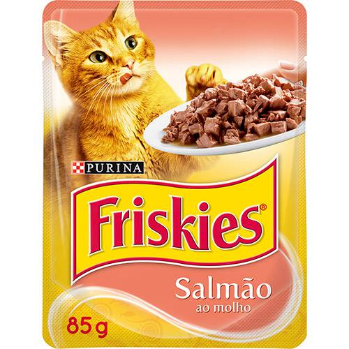 Ração Friskies Grvysnst Salmao ao Molho 0,085Kg - Nestlé Purina