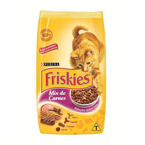 Ração Friskies Seleção Saborosa para Gatos Adultos Sabor Mix de Carnes - 10,1kg