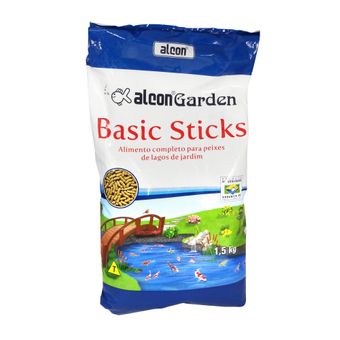 Ração Garden Basic Sticks Alcon 1,5Kg