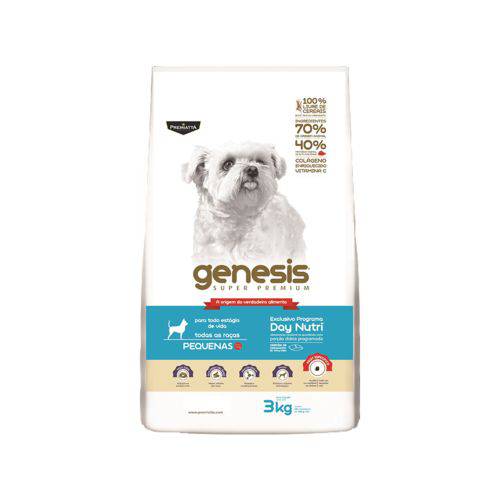 Ração Genesis para Cães Adultos Raças Pequenas - 3 Kg