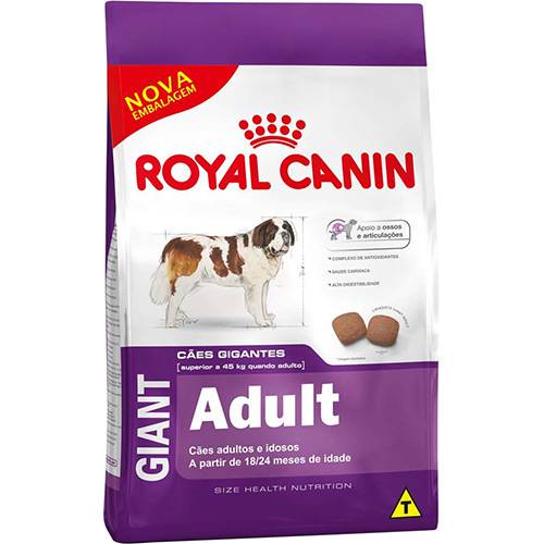 Ração Royal Canin Giant Adult para Cães Gigantes Adultos ou Idosos  - 15kg