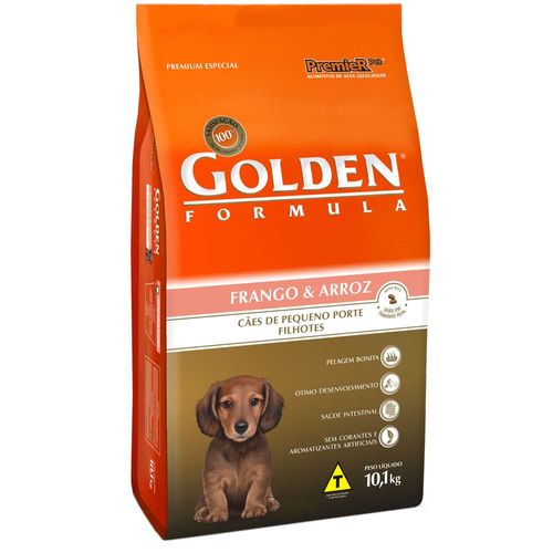 Ração Golden Premier Pet Cães Filhotes Formula Mini Bits Frango 1Kg