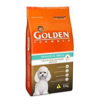 Ração Golden Formula P/ Cães Adultos de Pequeno Porte Frango & Arroz Mini Bits 15kg