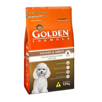 Ração Golden Formula P/ Cães Adultos Pequeno Porte Salmão & Arroz Mini Bits 1 Kg