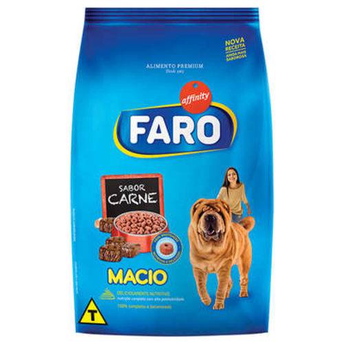 Ração Guabi Faro Carne Macios para Cães Filhotes e Adultos - 900 G