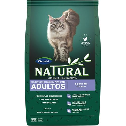Ração Guabi Natural Gatos Adultos – 3Kg 3Kg