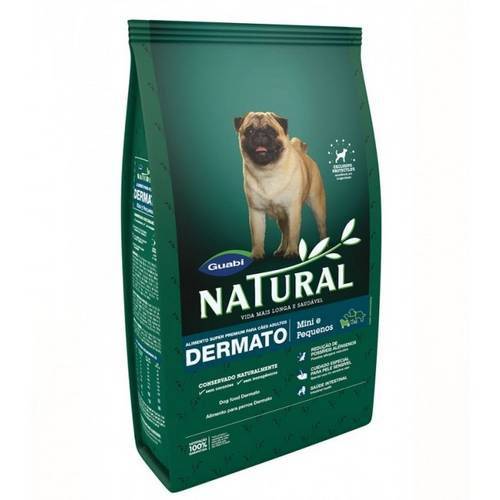 Ração Guabi Natural para Cães Adultos Dermato Porte Mini e Pequenos - 1 Kg