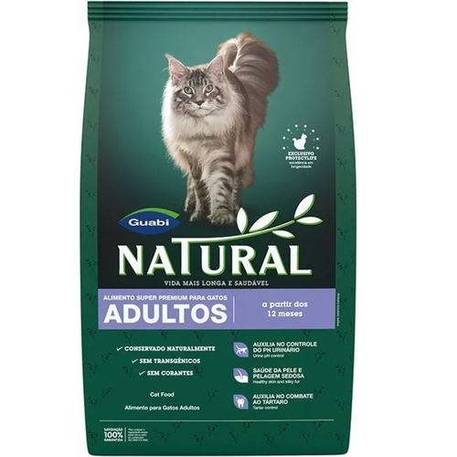 Ração Guabi Natural para Gatos Adultos 1,5kg