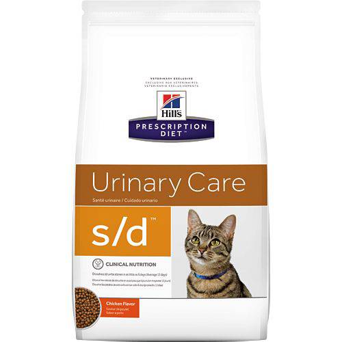 Ração Hill´s Prescription Diet S/D Felino Cuidado Urinário - 1,8 Kg