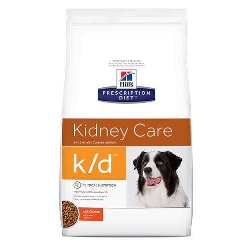 Ração Hill's Prescription Diet K/d Cuidado Renal para Cães Adultos com Doença Renal - 1,5kg