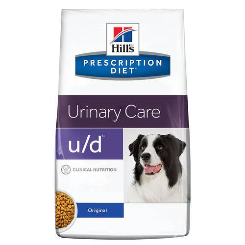 Ração Hill's Prescription Diet U/d Cuidado Urinário para Cães Adultos com Doenças Urinárias - 3,8kg