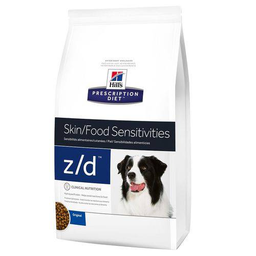 Ração Hill's Prescription Diet Z/D para Cães Adultos com Alergias e Problemas de Pele - 3,6kg