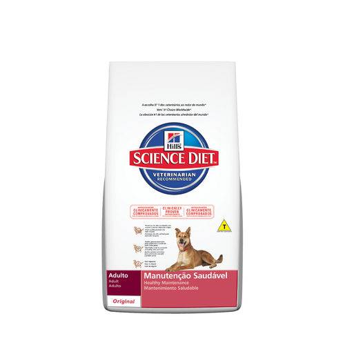 Ração Hill's Science Diet Manutenção Saudável para Cães Adultos de 1 a 6 Anos - 7,5kg