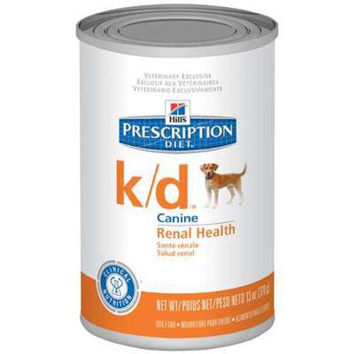 Ração Hills Canine Prescription Diet K/D Lata - 370gr