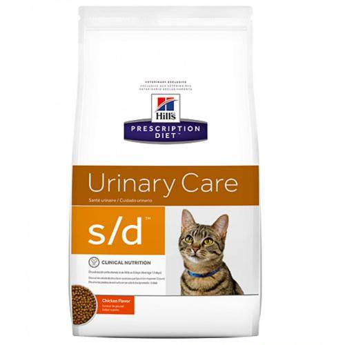 Ração Hills Feline Prescription Diet S/D - Saúde do Trato Urinário - 1,8kg