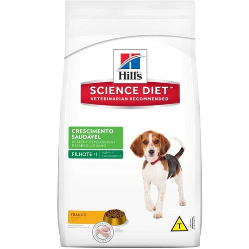 Ração Hills Science Diet Crescimento Saudável Original para Cães Filhotes 7,5Kg