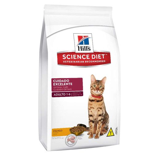 Ração Hills Science Diet Cuidado Excelente para Gatos Adultos - 3Kg 3Kg