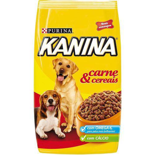 Ração Kanina para Cães Adultos Sabor Carne e Cereais 15kg