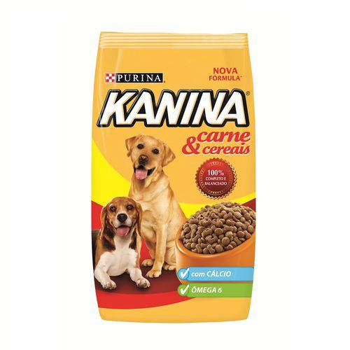 Ração Kanina para Cães Adultos Sabor Carne e Cereais - 15kg