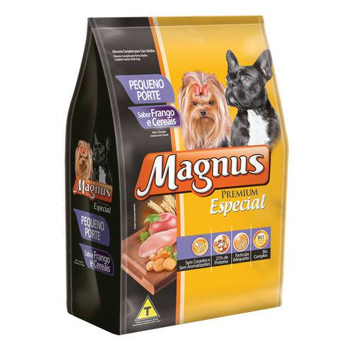 Ração Magnus para Cães Adultos Raças Pequenas Premium Especial - 1kg