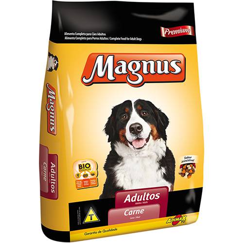 Ração Magnus Premium para Cães Adultos Carne 15kg
