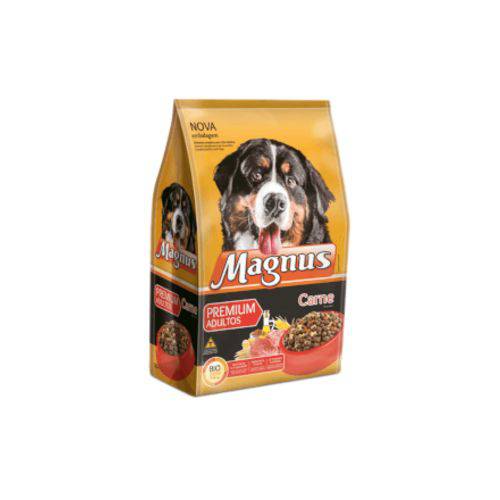 Ração Magnus Premium para Cães Adultos Sabor Carne 1kg
