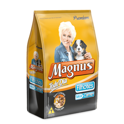 Ração Magnus Todo Dia Carne para Cães Filhotes 3kg