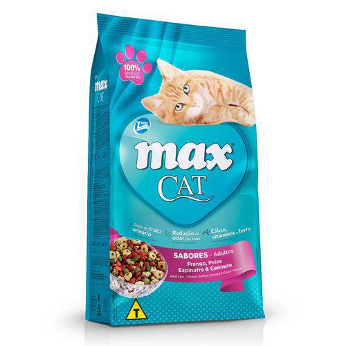 Ração Max Cat para Gatos Adultos Sabores - 20kg