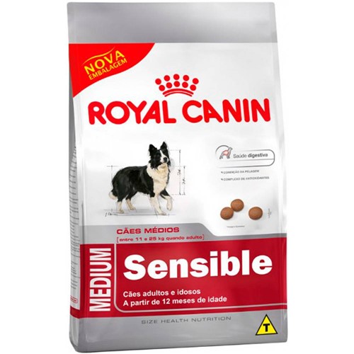 Ração Medium Sensible 15Kg - Royal Canin