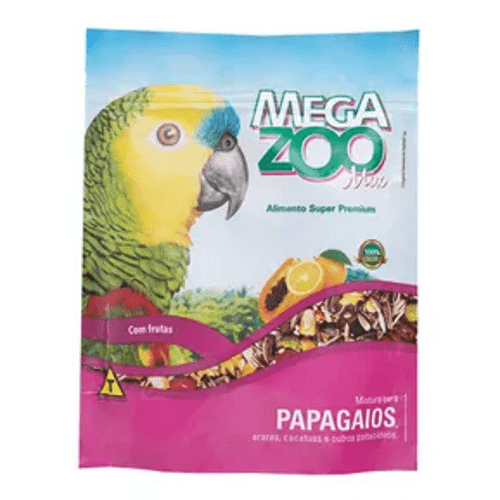 Ração Mix Papagaio – 350g _ Megazoo 350g