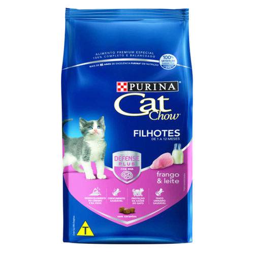 Ração Nestlé Purina Cat Chow Filhotes Frango e Leite - 10 Kg