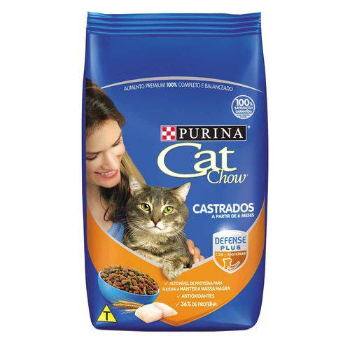 Ração Nestlé Purina Cat Chow para Gatos Castrados 10,1kg