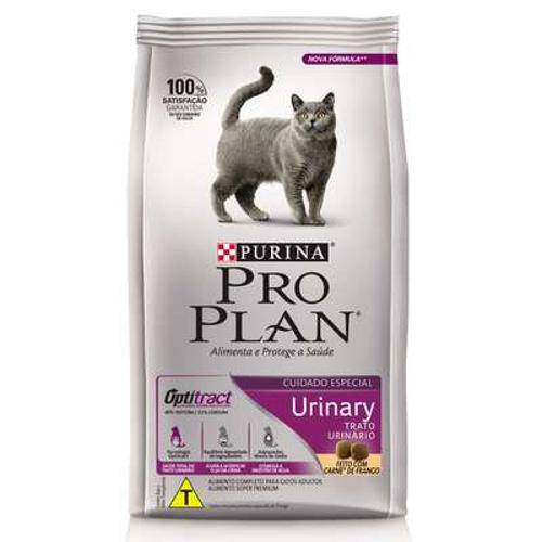 Ração Nestlé Purina Pro Plan Cat Urinary Paracom Cálculos Urinários