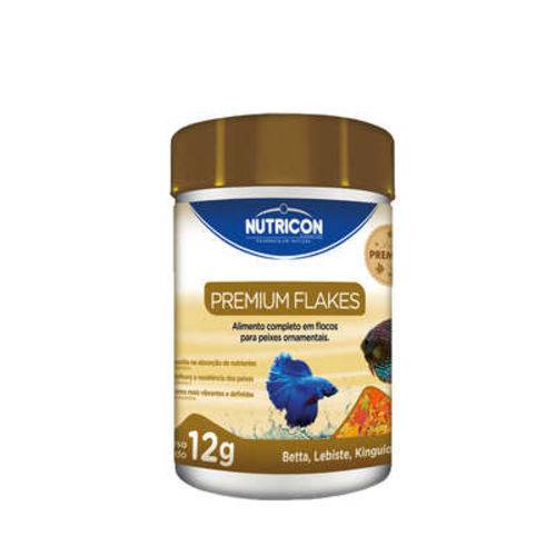 Ração Nutricon Premium Flakes para Peixes -12 G