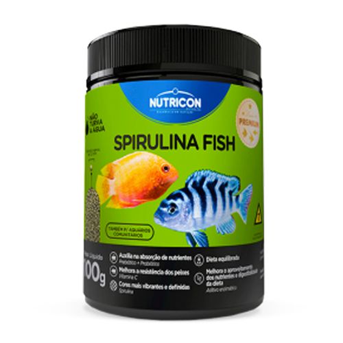 Ração Nutricon Spirulina Fish para Peixes 100g