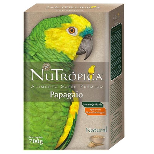 Ração Nutrópica Papagaio Natural - 700gr