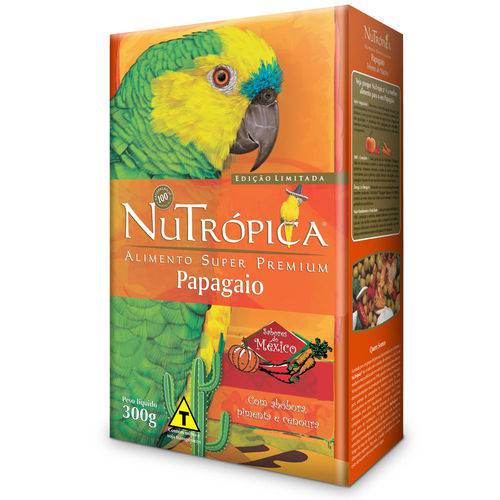 Ração Nutrópica para Papagaio Sabores do México - 300g