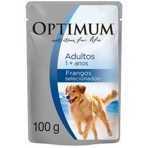 Ração Optimum Sachê Raças Grandes Frango para Cães Adultos - 100 G