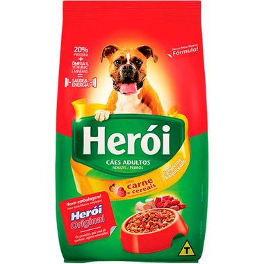 Ração para Cães Carne e Cereais Herói 10,1kg